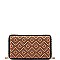 FASHION BEADED PATTERN STRUCTURED BOX CLUTCH WITH CHAIN JYLT-810