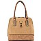 Padlock Accent Snake Print Wholesale Quality Satchel