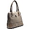 Padlock Accent Snake Print Wholesale Quality Satchel