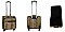 LEOPARD PRINT ROLLING TRAVEL LUGGAGE BAG