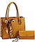 2IN1 VIRAGO COLLECTION SCARF TOTE AND CLUTCH SET