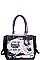 Nicole Lee LOVE ME OR HATE ME PRINT SATCHEL