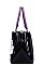 Nicole Lee LOVE ME OR HATE ME PRINT SATCHEL