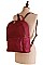 CANVAS SOLID COLOR BACKPACK