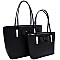 Lovely Bow Accent 2PC Tote SET