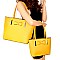 Lovely Bow Accent 2PC Tote SET