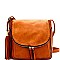 EW2143 -LP  Tassel Accent Large Saddle Bag