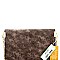 3-Compartment Distressed Envelope Clutch
