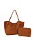 Fashion Suede 2-in-1 Shoulder Bag