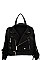 STYLISH SIDE FRINGE MOTOR CYCLE JACKET BACKPACK JYLY-042