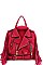 STYLISH SIDE FRINGE MOTOR CYCLE JACKET BACKPACK JYLY-042