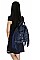 STYLISH SIDE FRINGE MOTOR CYCLE JACKET BACKPACK JYLY-042