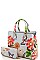 STYLISH 3IN1 FASHION FLOWER SATCHEL WITH LONG STRAP  JYLY-096-2W