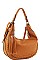 FASHION STYLISH EXPANDIBLE HOBO BAG WITH LONG STRAP
