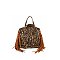 Motorcycle Jacket Fringe Backpack