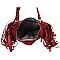 Motorcycle Jacket Fringe Shoulder Bag Hobo