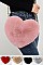 PACK OF 12 Heart Shaped PLUSH SHOULDER BAG