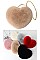 PACK OF 12 Heart Shaped PLUSH SHOULDER BAG