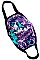 PACK OF 12 CHIC ASSORTED COLOR MAGIC SEQUIN MASK