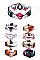 PACK OF 12 SUGAR SKULL REUSABLE MASK
