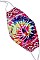 PACK OF 12 CHIC ASSORTED COLOR TIE DYE BANDANA