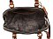2-in-1 Geometric Monogrammed Dome Satchel Set