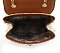 Geometric Monogrammed Turn Lock Backpack with Chain Handle