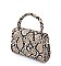 MODERN SNAKE PATTERN PRINT MINI BAG