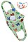PACK OF 12 ASSORTED COLOR DUST PROOF KIDS RESPIRATOR MASK