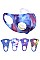 PACK OF 12 ASSORTED COLOR DUST PROOF WASHABLE FACE MASK