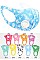 Pack of 12 ASSORTED COLOR PAISLEY