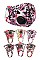 PACK OF 12 CHIC ASSORTED COLOR LEOPARD