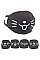 PACK OF 12 FASHION ASSORTED KITTY WHISKER