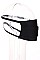Pack of 12 BEHIND THE HEAD STRAP COTTON MASK