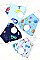 PACK OF 12 ASSORTED COLOR DUST PROOF KIDS RESPIRATOR MASK