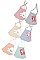 PACK OF 12 TRENDY CUTE ASSORTED COLOR FOR KIDS