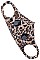 PACK OF 12 CHIC LEOPARD PRINTED REUSABLE MASK