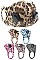 PACK OF 12 CHIC LEOPARD PRINTED REUSABLE MASK