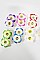 Pack of 12 (pieces) Assorted 2-pc Hawaiian Flower Hair Pin Set