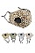 PACK OF 12 DUST PROOF LEOPARD MASK WITH FILTER SLOT