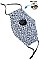 PACK OF 12 CHIC LEOPARD DESIGN MASK