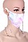 PACK OF 12 FASHION ASSORTED COLOR SEED BEAD MASK LANYARD