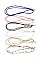 PACK OF 12 FASHION ASSORTED COLOR SEED BEAD MASK LANYARD