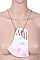 PACK OF 12 TRENDY PEARL BEAD ASSORTED COLOR MASK LANYARD
