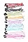 PACK OF 24 2-PC FASHION ASSORTED COLOR MASK LANYARD SET