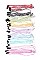 PACK OF 24 2-PC FASHION ASSORTED COLOR MASK LANYARD SET