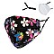 FLORAL UNISEX MASK W/ ADJUSTABLE ELASTIC EAR STRAP