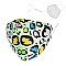 LEOPARD PRINT UNISEX MASK W/ FILTER POCKET