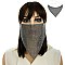 Veil Mesh Mask W/ Rhinestone