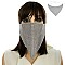 Veil Mesh Mask W/ Rhinestone